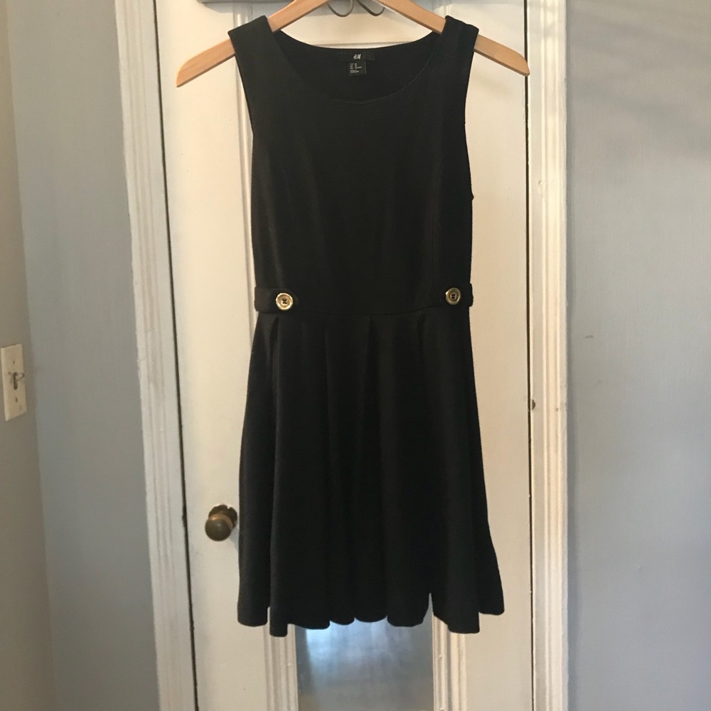 Mini Fit & Flare Cocktail Dress - Black